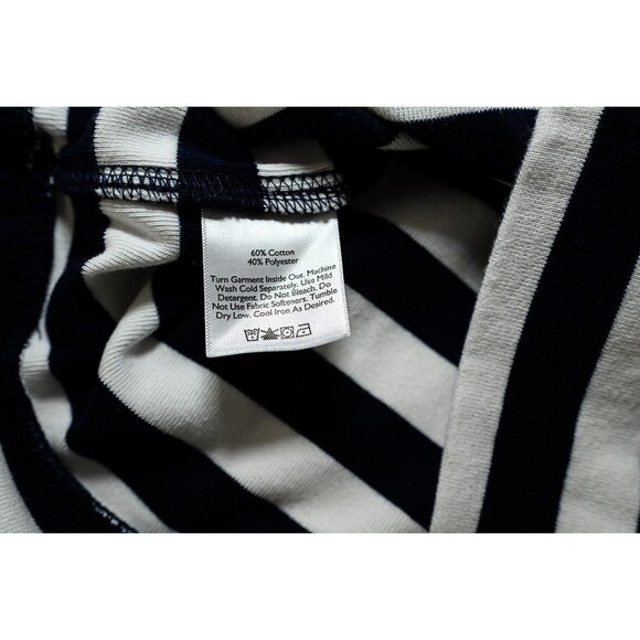 Eddie Bauer Legend Wash Striped longsleeve top M womens pullover Shirt - Picture 4 of 7